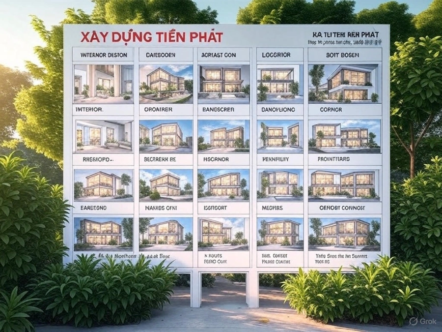 Công trình sau khi thiết kế